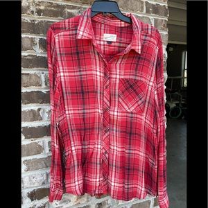 3/$15 Universal Threads stretchy flannel XL